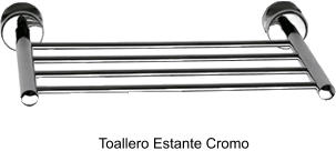 Toallero Estante Cromo