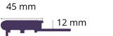 45 mm 12 mm