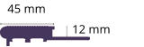 45 mm 12 mm