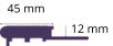 45 mm 12 mm