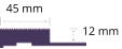 45 mm 12 mm