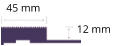 45 mm 12 mm