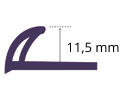 11,5 mm
